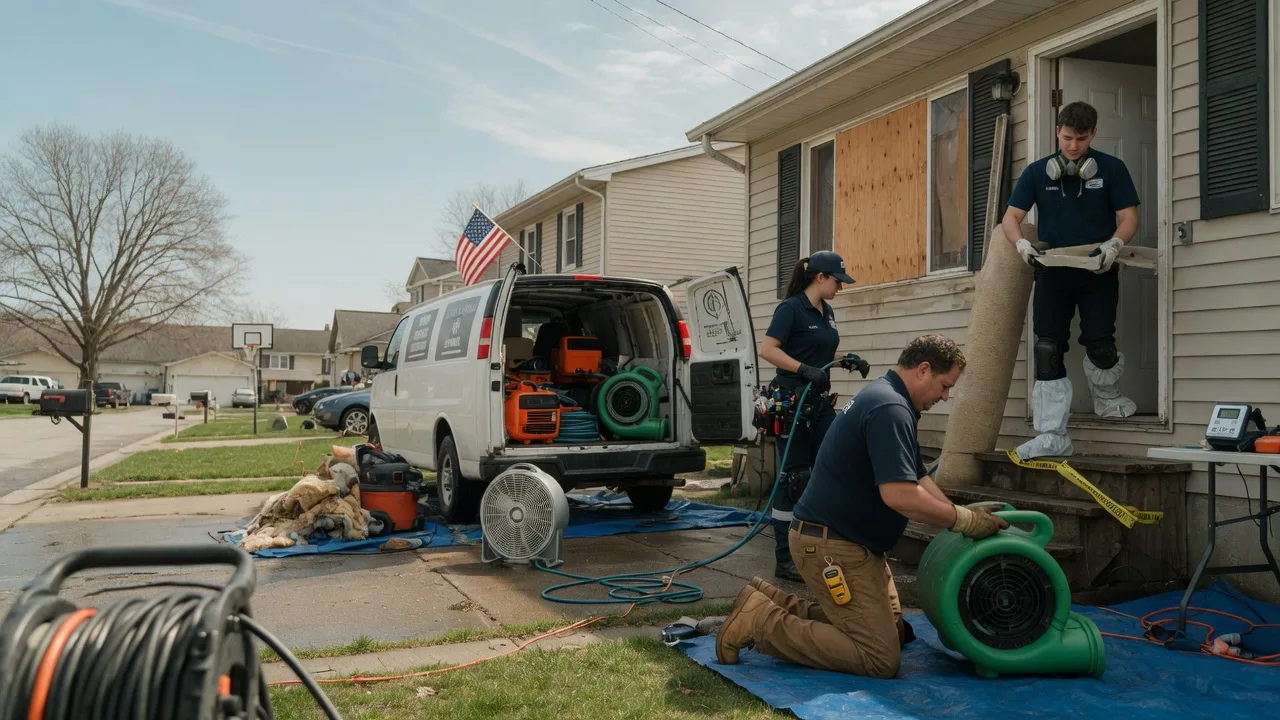 Water Damage Restoration in Wheatland, OK near me